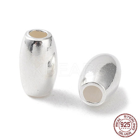 925 Sterling Silver Bead STER-H106-03E-S-1
