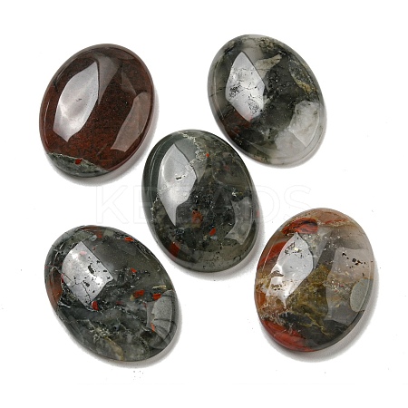 Natural African Bloodstone Cabochons G-C115-01B-11-1
