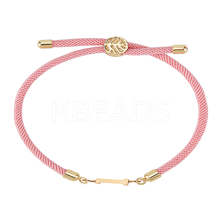 1Pc Adjustable Nylon Cord Slider Bracelets for Women BJEW-LP0001-32I-03-1