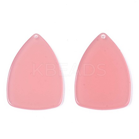 Translucent Cellulose Acetate(Resin) Pendants X-KY-T040-42E-1