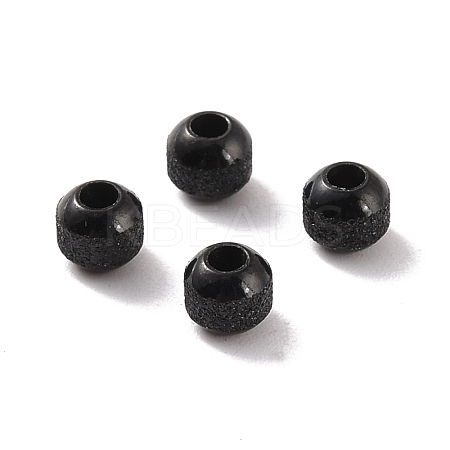 Textured 304 Stainless Steel Beads Ion Plating(IP) STAS-P306-01A-EB-1