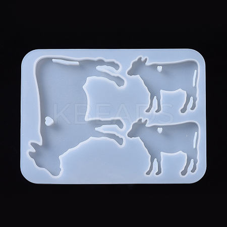 Cattle Pendant Silhouette Silicone Molds DIY-I026-17-1