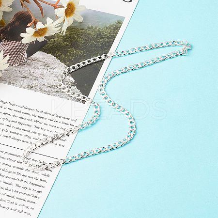 Tarnish Resistant 304 Stainless Steel Curb Chain Necklaces NJEW-JN03555-1