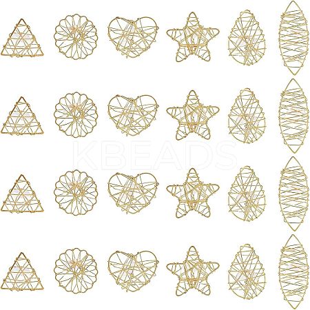 Eco-Friendly Iron Pendants IFIN-FH0001-41-1