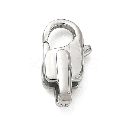 304 Stainless Steel Lobster Claw Clasps STAS-C148-03A-P-1