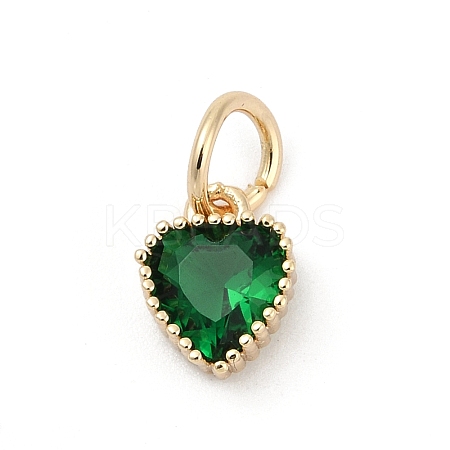 Brass Micro Pave Cubic Zirconia Pendants LS-KK-H204-01KCG-06-1