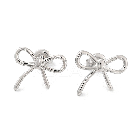 Non-Tarnish 304 Stainless Steel Stud Earrings EJEW-H115-08P-1