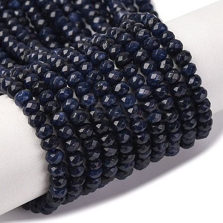 Dyed Natural Malaysia Jade Rondelle Beads Strands G-E316-2x4mm-16-1