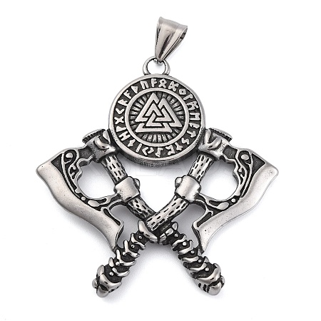 Viking 304 Stainless Steel Big Pendants STAS-P367-02AS-1