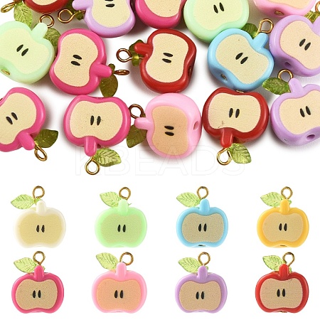 20Pcs Acrylic Pendants PALLOY-YW00129-1