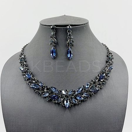 Alloy Rhinestone Jewelry Sets FS-WG8C091-06-1