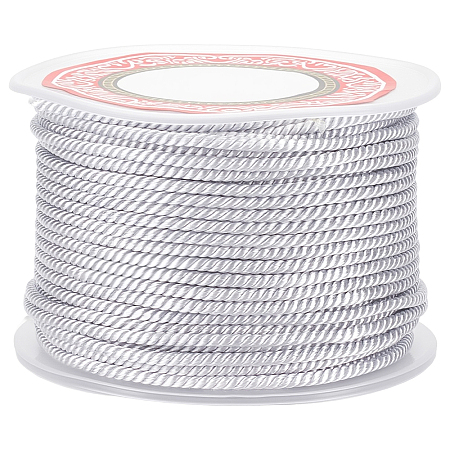 Polyester Milan Cord for DIY Jewelry Craft Making OCOR-CY0004-27-1