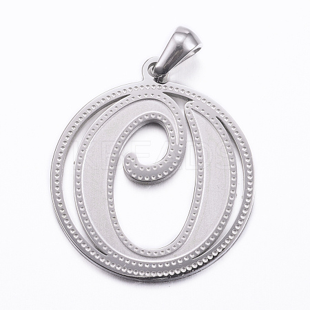 Non-Tarnish 304 Stainless Steel Pendants STAS-K162-068P-1