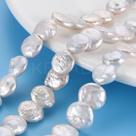 Natural Keshi Pearl Beads Strands PEAR-S018-01B-1