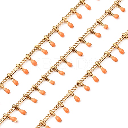 304 Stainless Steel Curb Chains STAS-R100-09A-03-1