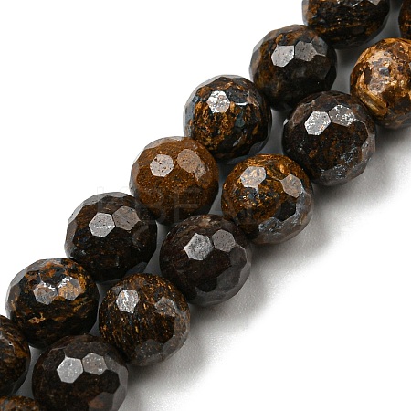 Natural Bronzite Beads Strands G-E571-42A-1