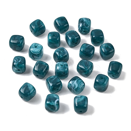 Opaque Acrylic Beads X-OACR-D320-01S-1