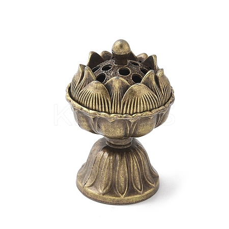 Alloy Incense Burner DJEW-D300-01F-AB-1
