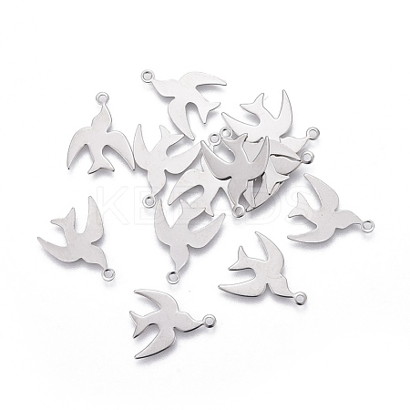 Tarnish Resistant 304 Stainless Steel Charms X-STAS-P236-14P-1