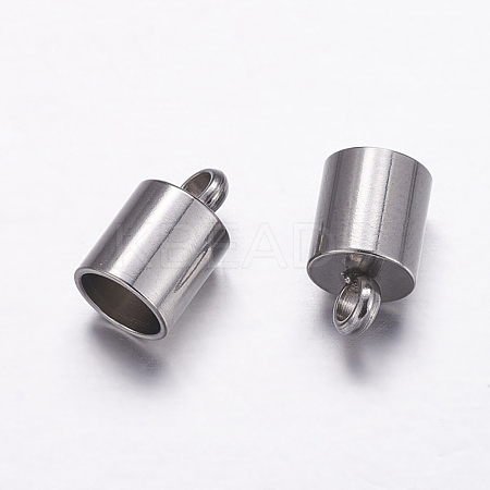Tarnish Resistant 304 Stainless Steel Cord Ends STAS-P161-06-5mm-1