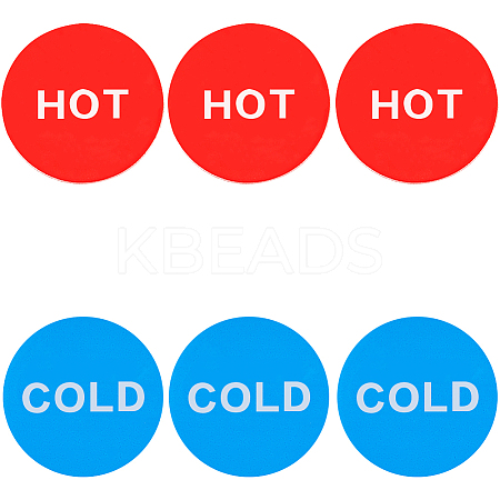 8Pcs 2 Colors Acrylic Public Signs AJEW-CP0007-38B-1
