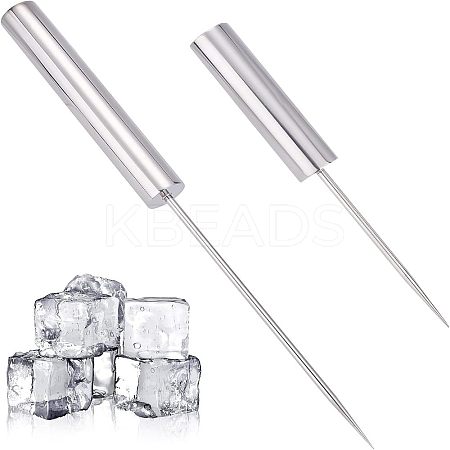 2Pcs 2 Style 201 Stainless Steel Ice Pick TOOL-UN0001-14-1