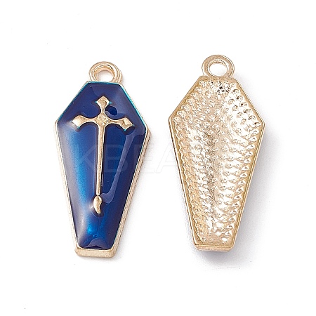 Alloy Enamel Pendants ENAM-H039-10G-A-1