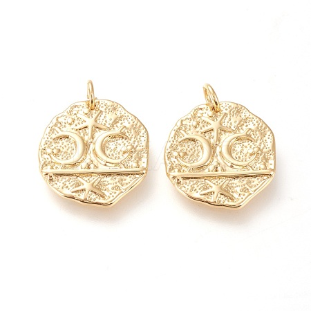 Brass Pendants KK-L006-025G-1