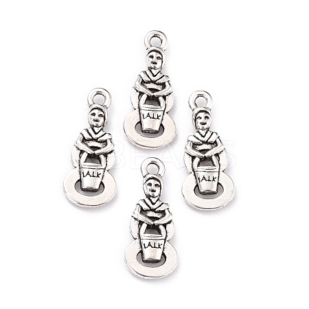 Tibetan Style Alloy Pendants LS-TIBE-XCP0000-17AS-NR-1