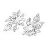 Textured 304 Stainless Steel Pendants STAS-Z177-01P-2
