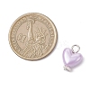 Imitation Shell & Pearl Acrylic Pendants PALLOY-JF04518-01-3