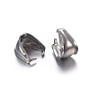 Tarnish Resistant 304 Stainless Steel Snap on Bails STAS-P223-06P-2