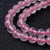 Natural Rose Quartz Bead Strands G-R173-4mm-04-2