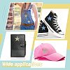 20Pcs 10 Style Rhinestone Star Cloth Iron On/Sew On Patches DIY-NB0006-05-2