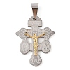 304 Stainless Steel Pendants STAS-C103-02GP-01-1