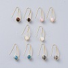 Natural Gemstone Dangle Earrings EJEW-JE03595-1