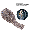 Glitter Resin Hotfix Rhinestone(Hot Melt Adhesive On The Back) OCOR-WH0052-01E-2