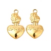 Ion Plating(IP) 304 Stainless Steel Pendants STAS-L268-023G-2