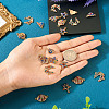 20Pcs 4 Styles Alloy Colorful Rhinestone Connector Charms FIND-TA0003-33-5