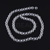 Transparent Glass Bead Strands X-GLAA-R095-8mm-15-2