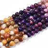 Natural Mixed Gemstone Beads Strands G-D080-A01-02-05-4