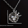 Alloy & Imitation Pearl Pendant Necklaces FS-WG171EF-01-2