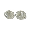 Natural Labradorite Donut/Pi Disc Charms G-G142-02Q-2