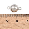 Brass Magnetic Clasp KK-CBA78C7-52B-P-2