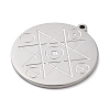 Anti-Tarnish 304 Stainless Steel Pendants STAS-Q002-06P-2