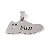 Non-Tarnish 201 Stainless Steel Pendants STAS-A094-22P-1
