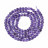 Natural Amethyst Beads Strands X-G-S362-015-2