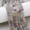 Natural Fluorite Beads Strands G-K292-01-8