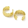 Brass Cuff Earrings for Women EJEW-C104-047G-2