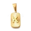 304 Stainless Steel Pendants STAS-S161-01K-G-1